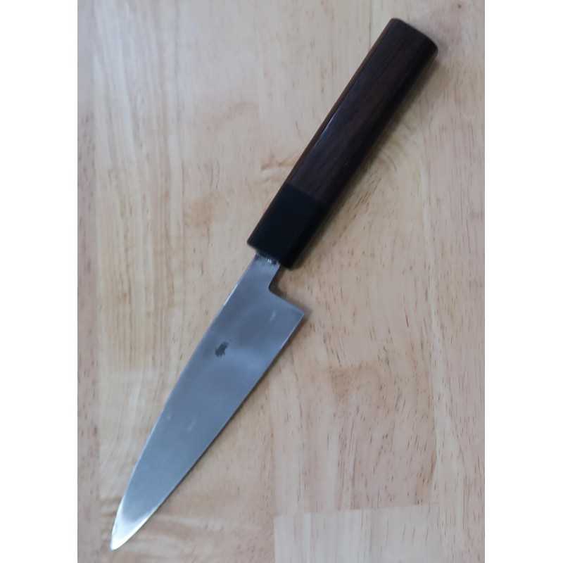 三浦 MIURA 青紙二号 黒打 貝裂 紫檀八角柄 (120mm)