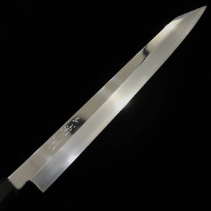 MIURA, Obidama, Yanagiba, VG10, Finition miroir, Manche bois stabilisé (300 mm)