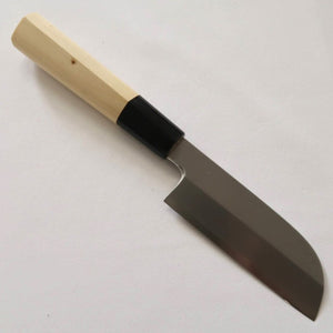三浦 MIURA 皮むき 白紙二号 霞仕上げ 朴栗型柄 (105mm)