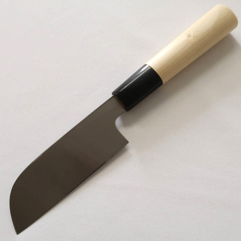 三浦 MIURA 皮むき 白紙二号 霞仕上げ 朴栗型柄 (105mm)