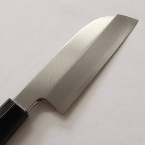 三浦 MIURA 皮むき 白紙二号 霞仕上げ 朴栗型柄 (105mm)