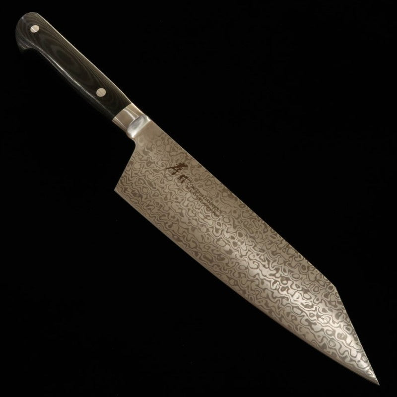 Sakai Takayuki Kengata Gyuto Coreless Damascus Micarta Handle (190mm) 