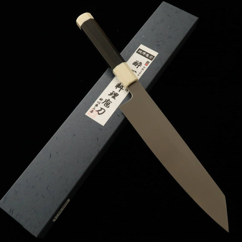 Kiritsuke gyuto Mizu Honyaki Shirogami nº 1 SUISIN por Kenji Togashi (240mm) 