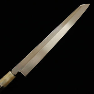 酔心 SUISIN 富樫憲治作 水本焼 剣型柳刃 白紙二号 黒檀柄 (300mm)