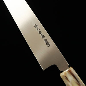 酔心 SUISIN 富樫憲治作 水本焼 剣型柳刃 白紙二号 黒檀柄 (300mm)