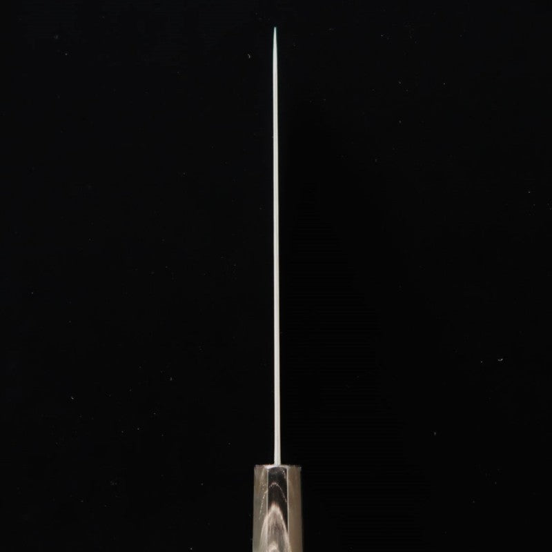 Forja de cuchillos Nitō NIGARA Anmon Kiritsuke Gyuto SG2 mango octogonal de ébano (210-270 mm)