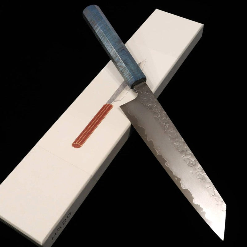 Kiritsuke Gyuto HADO Shiosai SG2 Hammered Stabilized Wood Handle (210mm) 