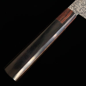 TOSHITAKA, Kiritsuke, ZDP189 Damascus Finish with Black Pakkawood Handle (180mm)