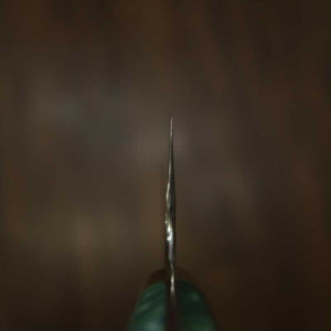 NIGARA Santoku SG2 Black Hammered Custom Handle (180mm)