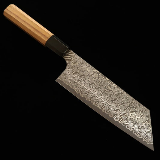 Nakiri NIGARA SG2 Dark Pattern Damascus Teak Handle (180mm) 