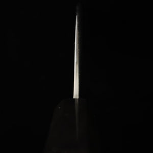 NIGARA forge de couteaux Nikara, Kirituke Nakiri SG2 motif sombre, Damas, manche octogonal en ébène de buffle (180 mm)