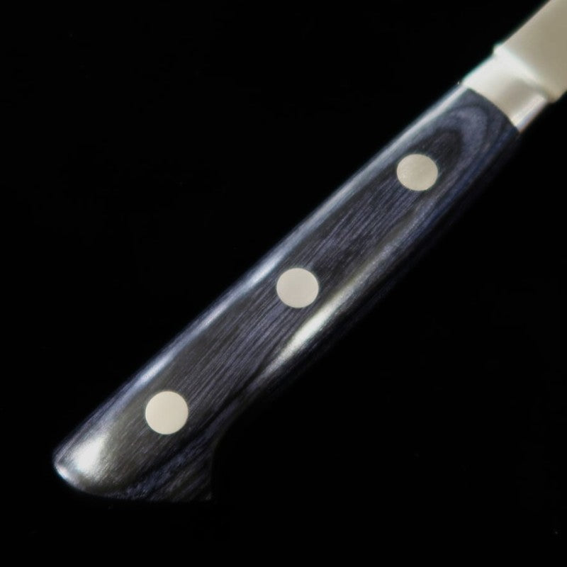 三浦 MIURA 切付ペティ AUS8 青合板柄 (145mm)