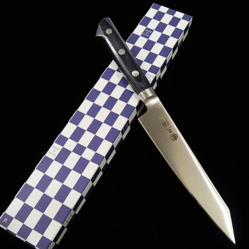 Miura MIURA Kirituke Petty AUS8, mango laminado azul (145 mm)