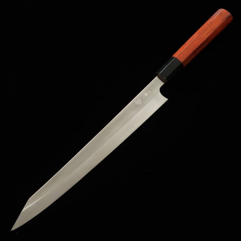 田所刃物 TADOKORO HAMONO 真琴作 鏡面 銀紙三号 切付筋引 紅檀柄 (270mm)