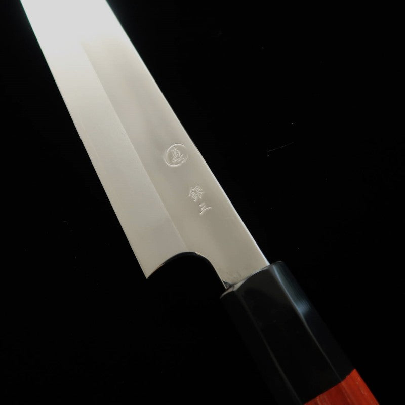 田所刃物 TADOKORO HAMONO 真琴作 鏡面 銀紙三号 切付筋引 紅檀柄 (270mm)