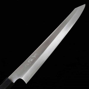 Tadokoro Hamono TADOKORO HAMONO Makoto Mirror Ginpaku Nº3 Sujihiki Kirituke Cabo Ébano com Anel de Prata (270mm)