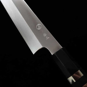 Tadokoro Hamono TADOKORO HAMONO Makoto Mirror Ginpaku Nº3 Sujihiki Kirituke Cabo Ébano com Anel de Prata (270mm)