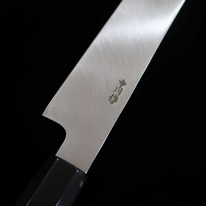 Kiritsuke Yanagiba MIURA OBIDAMA Nakagawa Satoshi, VG10 acero inoxidable, acabado espejo, mango de madera de ebano (270/300mm)