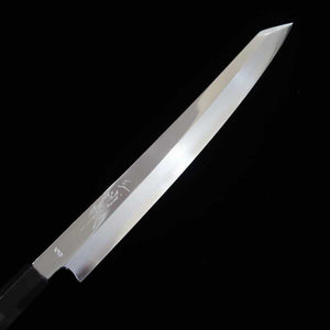 Kiritsuke Yanagiba MIURA OBIDAMA Nakagawa Satoshi, VG10 acero inoxidable, acabado espejo, mango de madera de ebano (270/300mm)