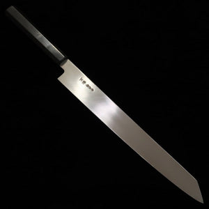 Miura Obidama, Yanagiba Kiritsuke, Acier Argent No.3 Manche octogonal en ébène pour gaucher (270/300 mm)