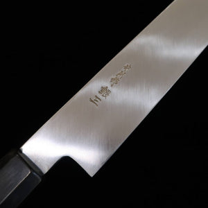 Kiritsuke Yanagiba para zurdos MIURA OBIDAMA Obidama Ginsan Mango Octogonal de Ébano (270/300mm)