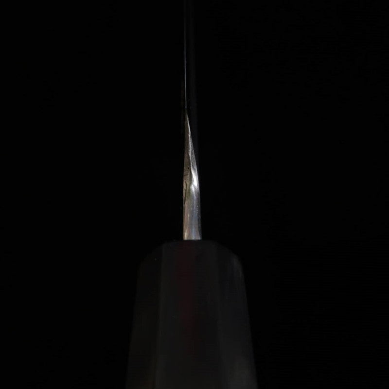 Kiritsuke Yanagiba para zurdos MIURA OBIDAMA Obidama Ginsan Mango Octogonal de Ébano (270/300mm)
