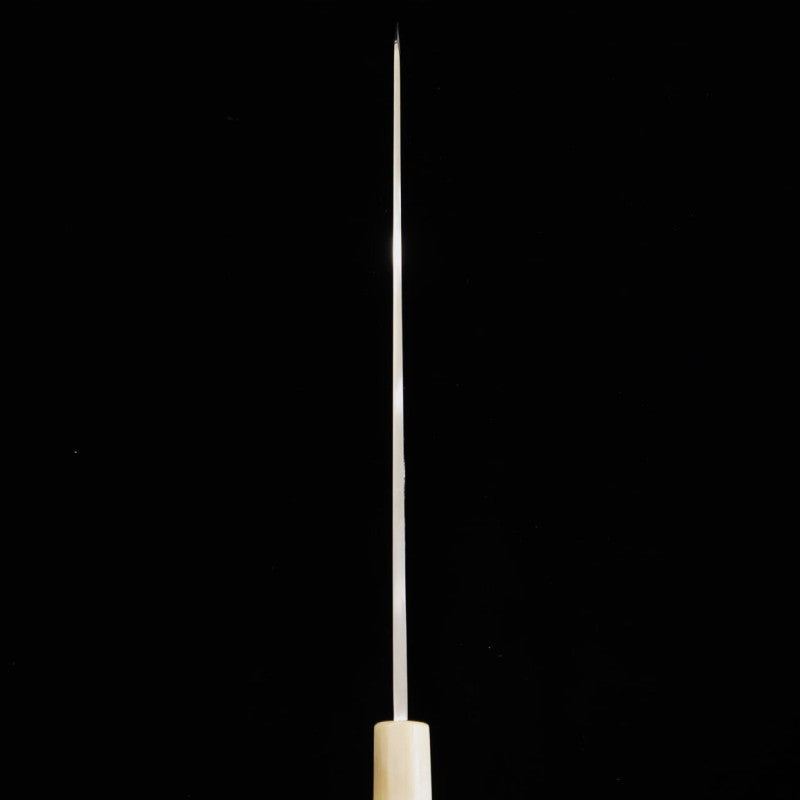 Kiritsuke Yanagiba Miura Obidama Inox Ginsan acabamento espelhado cabo octogonal de magnólia (300mm)