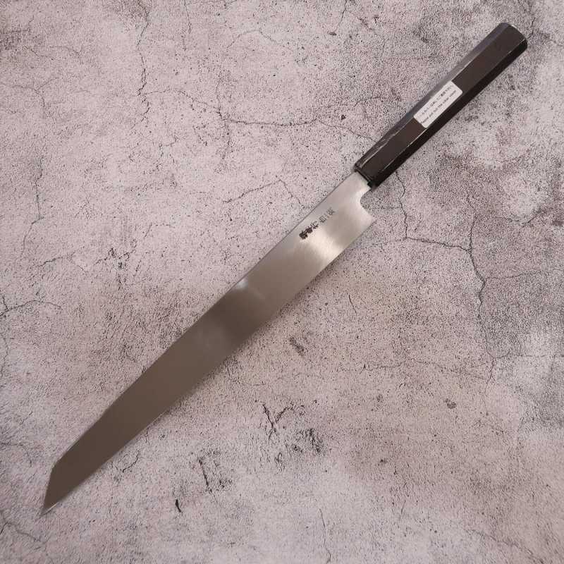 Sakai Takayuki SAKAI TAKAYUKI Byakko Shirogami nº1 Kiritsuke Yanagiba Mango octogonal de ébano (270/300 mm)