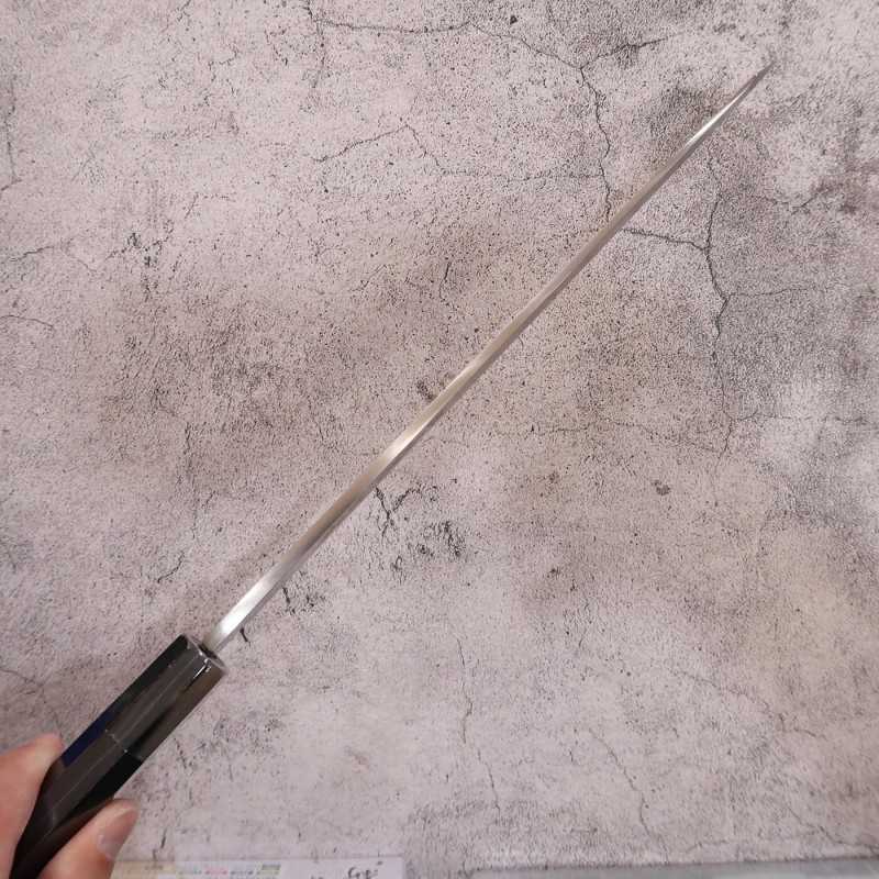 Sakai Takayuki SAKAI TAKAYUKI Byakko Shirogami nº1 Kiritsuke Yanagiba Mango octogonal de ébano (270/300 mm)