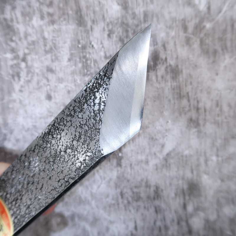 SAKAI KIKUMORI, Betsuuchi, Couteau à anguille large, Type Osaka, Acier Shirogami n°2 (50 mm)
