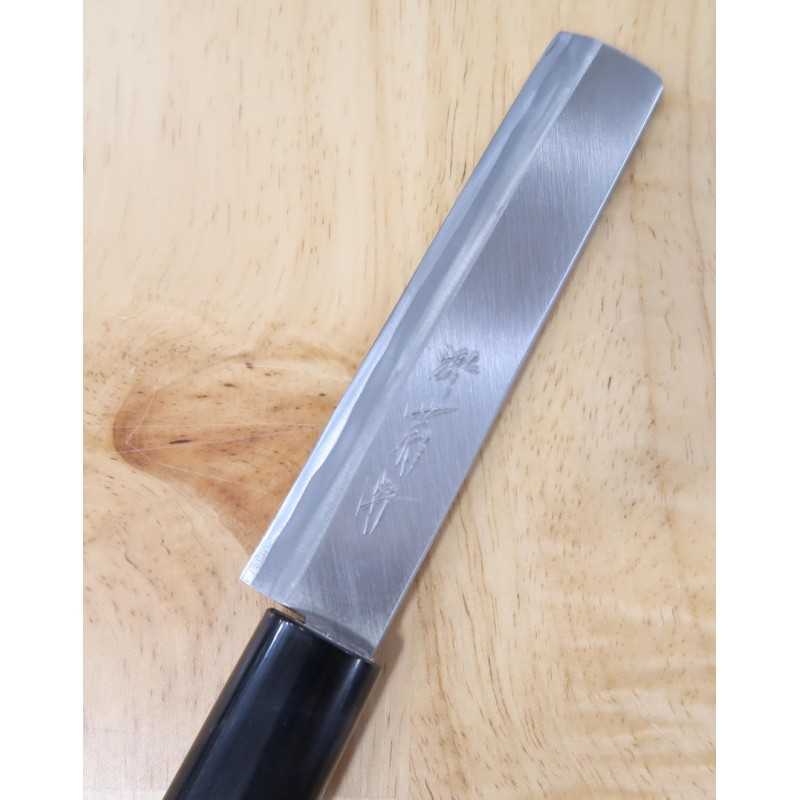 SAKAI KIKUMORI 堺菊守 Gokujou Hakko No. 2 cuchillo para anguila tipo Nagoya para zurdos (110mm)