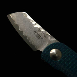 エムカスタMCUSTA Petit VG-10ダマスカス MC-0212D ブルー/ブラック (45mm)