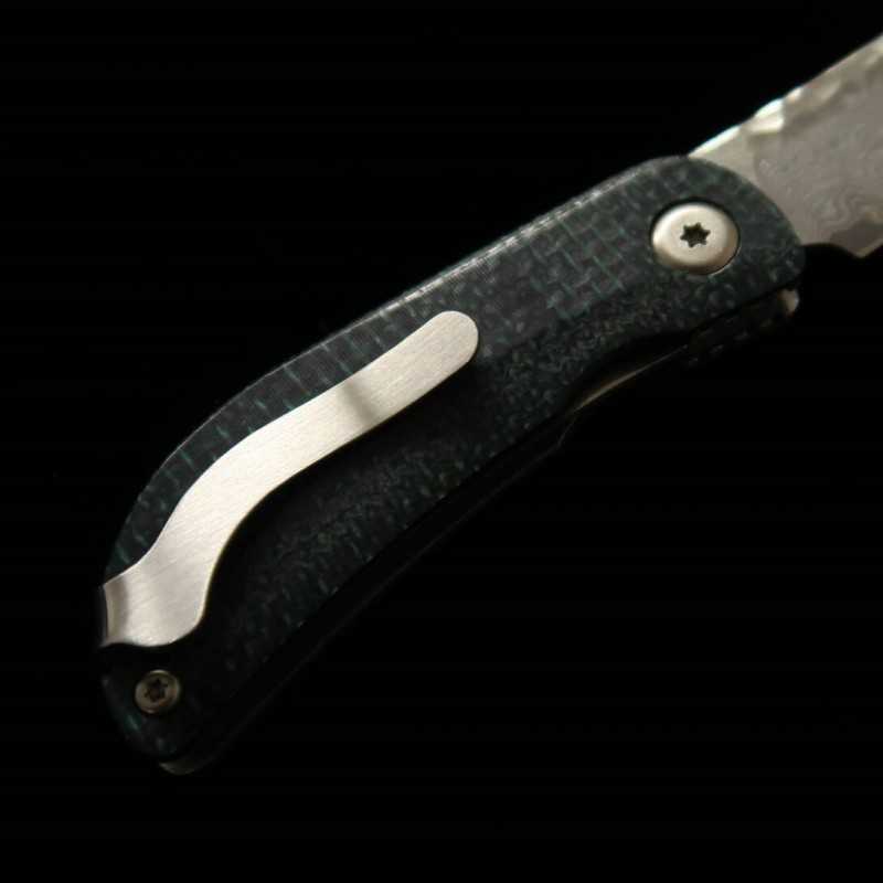 エムカスタMCUSTA Petit VG-10ダマスカス MC-0212D ブルー/ブラック (45mm)