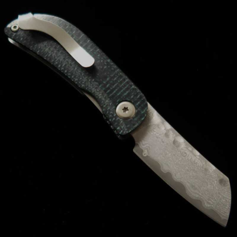 エムカスタMCUSTA Petit VG-10ダマスカス MC-0212D ブルー/ブラック (45mm)