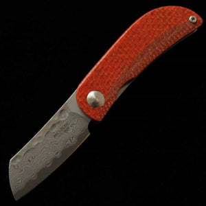 エムカスタMCUSTA Petit VG-10ダマスカス MC-0213D オレンジ/ブルー (45mm)