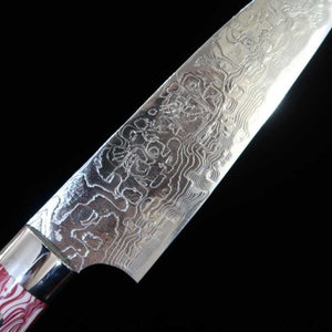 SAJI TAKESHI Saji Takeshi R2 Diamond Finish Petty turquesa rojo y blanco (135/150 mm)