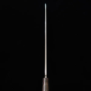 Yanagiba Masamoto Sohonten honkasumi Shirogami No. 2  com cabo em magnolia e chifre de búfalo (240-300mm)