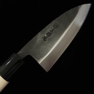 左頼光 HIDARIYORIMITSU 小出刃 SK材 黒打ち 朴柄 （120mm）