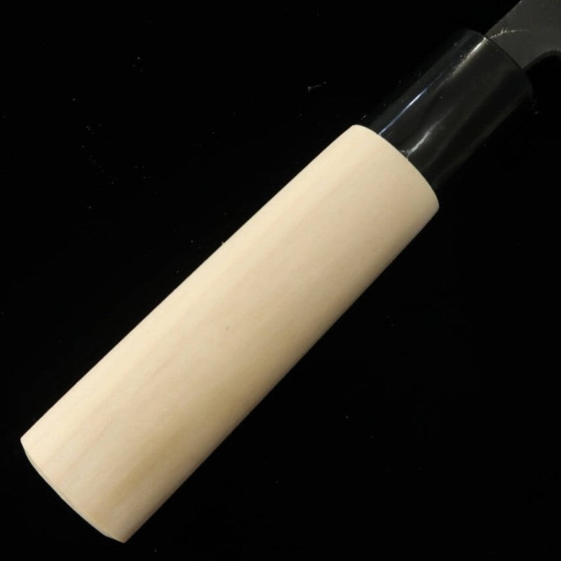 左頼光 HIDARIYORIMITSU 小出刃 SK材 黒打ち 朴柄 （120mm）