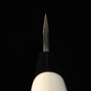 左頼光 HIDARIYORIMITSU 小出刃 SK材 黒打ち 朴柄 （120mm）