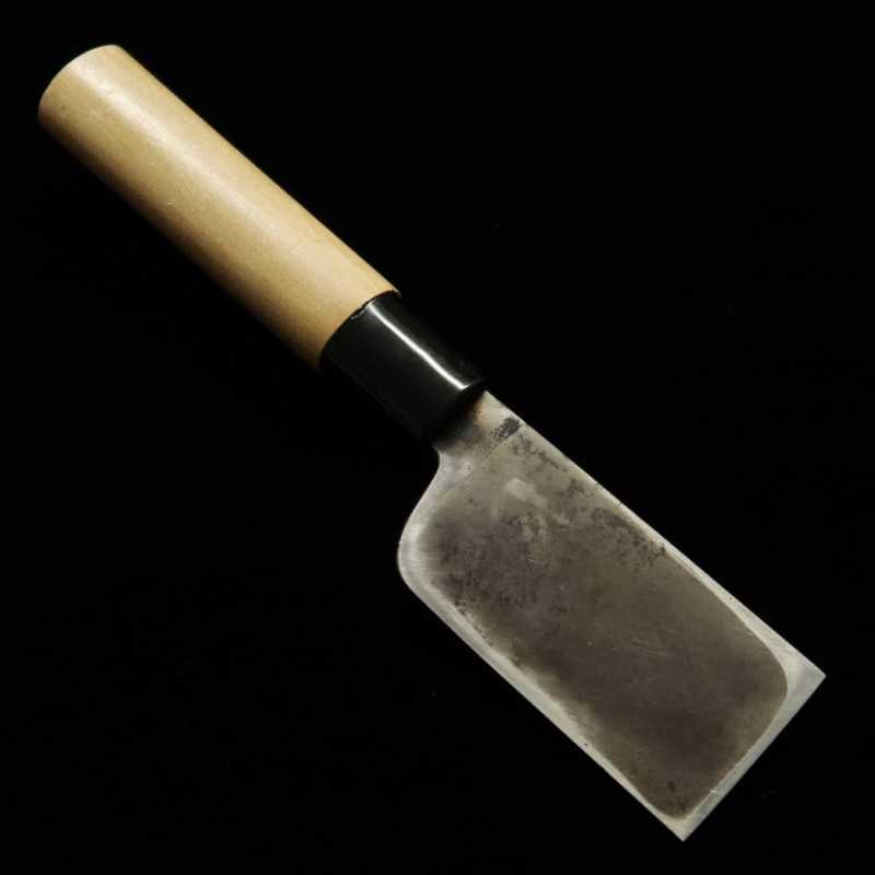 Leather Knife MIWA Shirogami No. 1 Kurouchi , Left-Handed (42mm)