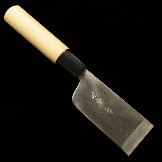 Leather Knife MIWA Shiroichi Steel Black (42mm)