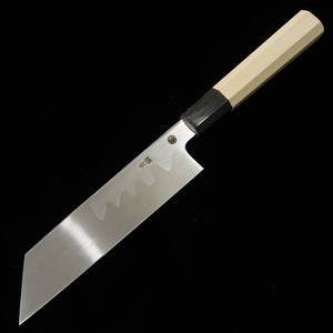 MIURA Mukimono couteau Aogami n°2, manche octogonal en magnolia et buffle (180 mm)