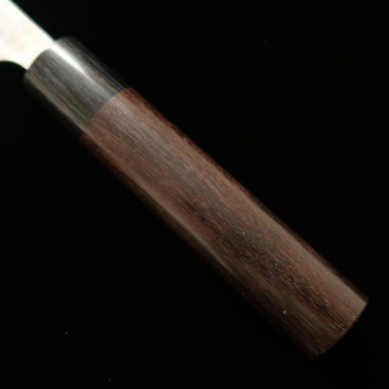 安立ANRYU 菜切 青紙スーパー 鎚目 紫檀柄（165mm）