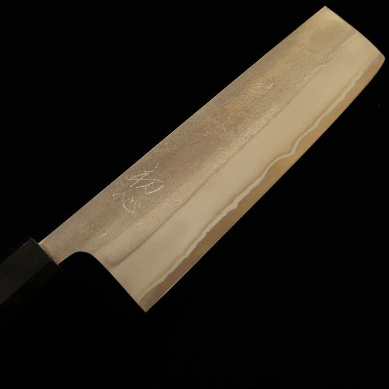 Nakiri HATSUKOKORO Shirogami No. 2 Acabamento acetinada cabo wengué (165mm)