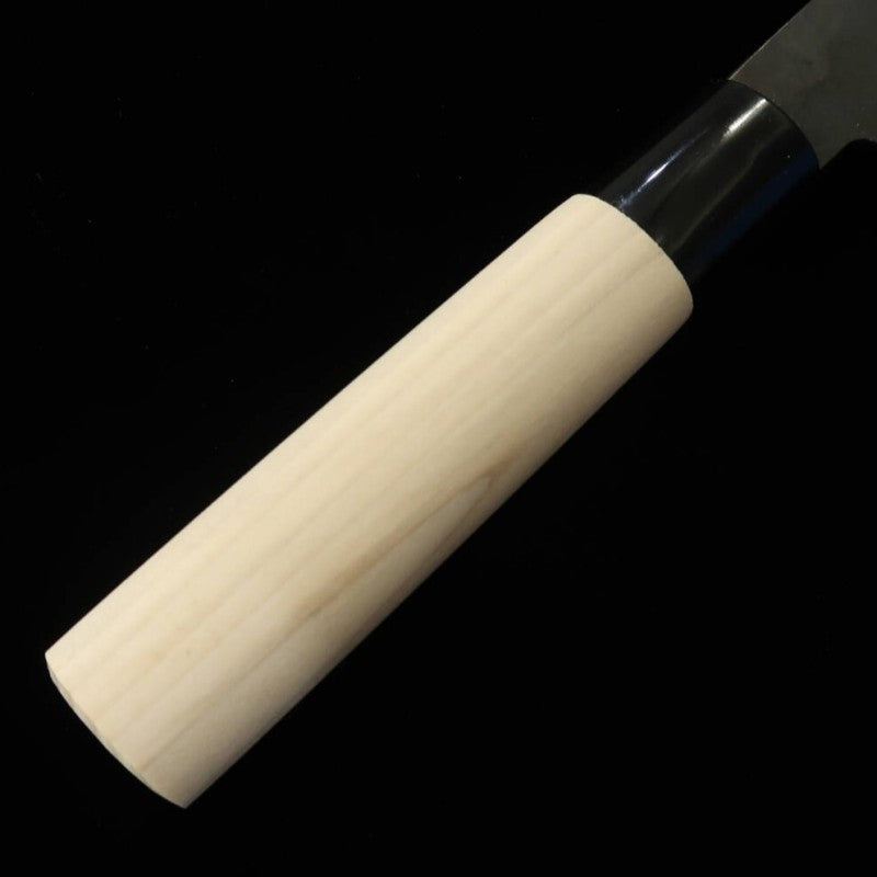 左頼光 HIDARI YORIMITSU 菜切 SK材 黒打ち 朴柄 （170mm）