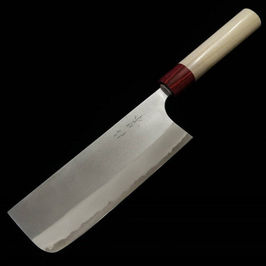 昌景 MASAKAGE -シリーズ雪 - 菜切 白二鋼 梨地 （165mm）