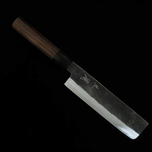 Nakiri MIURA Aogami super cabo em jacarandá (165mm)