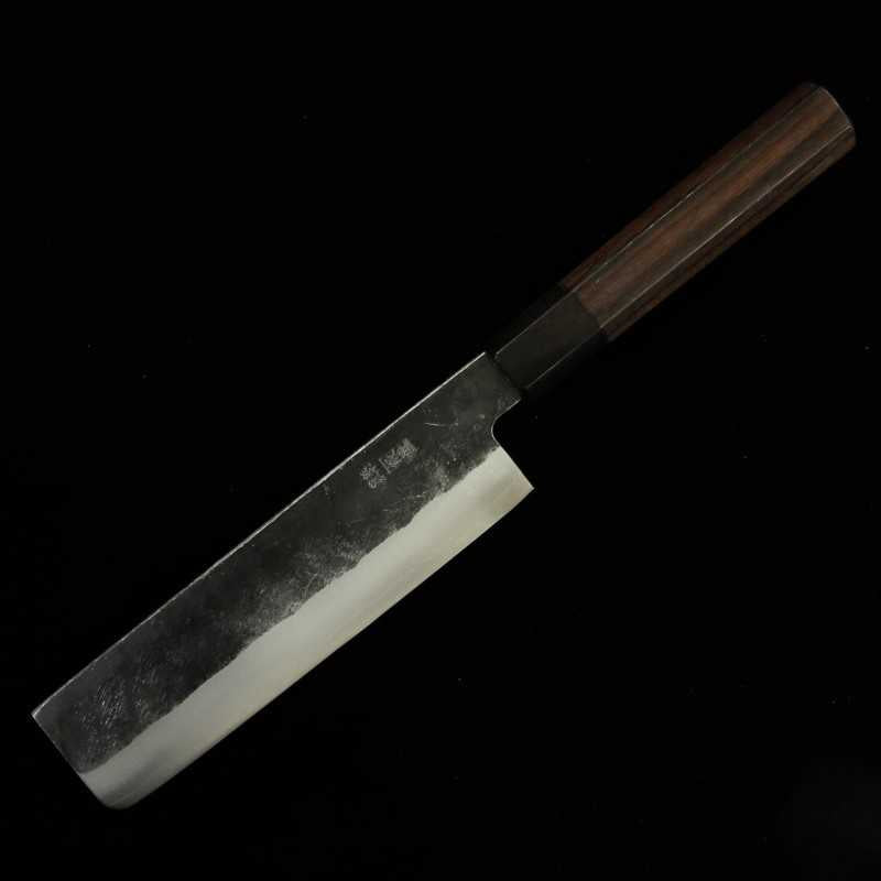 MIURA Nakiri Aogami Super steel Rosewood Handle (165mm)