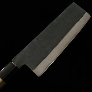 三浦 MIURA 菜切 青紙一号 ステンクラッド 黒打ち (165mm)